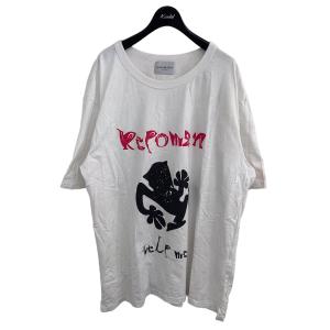 【値下げ】BLACK WEIRDOS 23AW 「HelpMe Tee」 プリントTシャツ ホワイト サイズ：XL (渋谷店)｜kindal