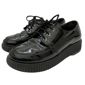 GUCCI エナメルスニーカー GUCCI 【値下げ】GUCCI エナメル レースアップスニーカー 356198