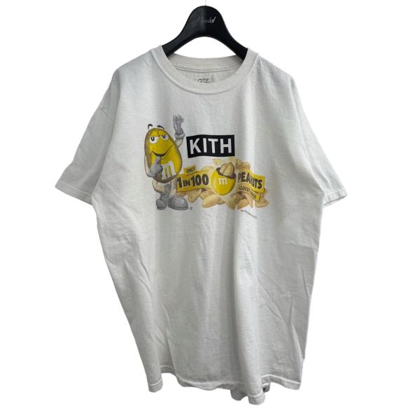 【値下げ】KITH 23AW 「VINTAGE 2023 162」 ヴィンテージ 加工Tシャツ ホワ...