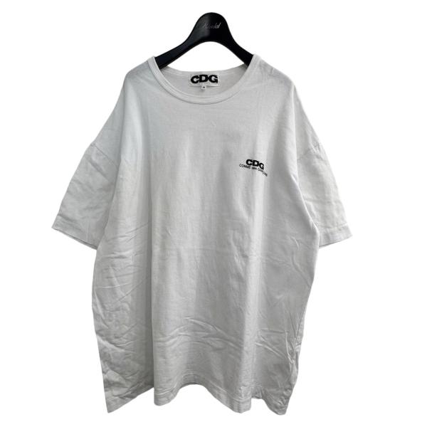 コムデギャルソンズ CDG 「OVERSIZED T-SHIRT」 ロゴTシャツ ホワイト サイズ：...