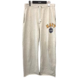 バウワウ BOWWOW 「USN SWEAT PANTS」 スウェットパンツ ホワイト サイズ：L｜kindal