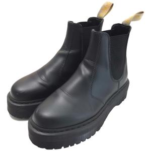 ドクターマーチン Dr．Martens 「QUAD PLATFORM CHELSEA」 サイドゴアチェルシーブーツ 27560001 ブラック サイズ｜kindal