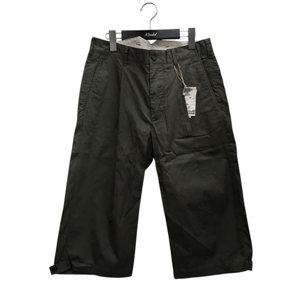 【値下げ】Engineered Garments 裾ボタンショートパンツ カーキ サイズ：30 (フ...