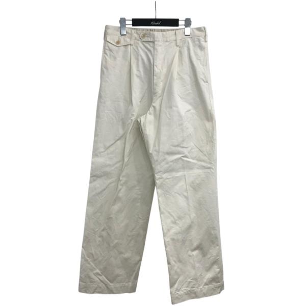 【値下げ】AURALEE 25SS 「WASHED FINX CHINO ONE-TUCK PANT...