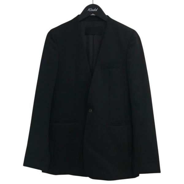 【値下げ】th products ノーカラージャケット 2001 JK15 M101 ブラック サイ...