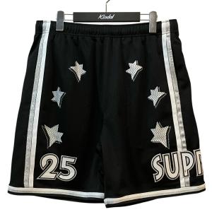 【値下げ】Supreme 25SS 「All Star Basketball Short」 バスケットボールメッシュショートパンツ ブラック サイズ：