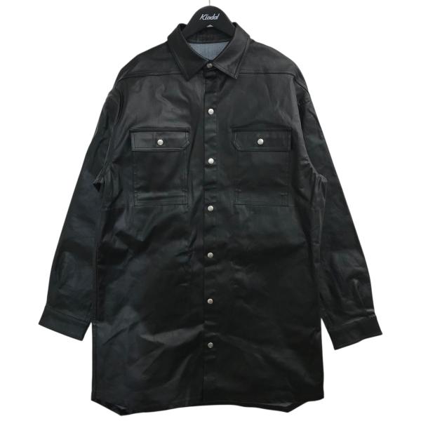 【値下げ】RICK OWENS アウターシャツ RU01D3728 SCT ブラック サイズ：46 ...