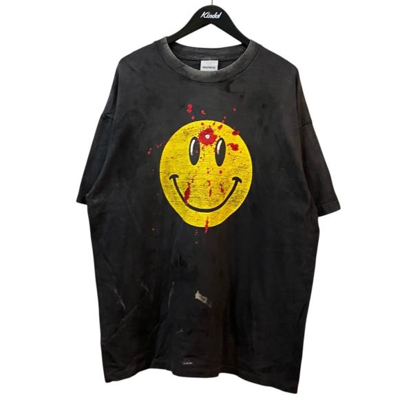 レディメイド READYMADE SMILE TEE ブラック サイズ：XL