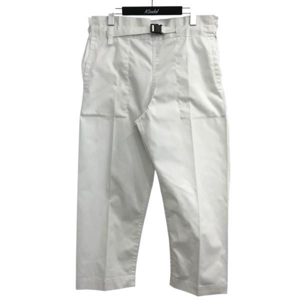【値下げ】me ISSEY MIYAKE ベルテッドパンツ MI41FF251 ホワイト サイズ：-...