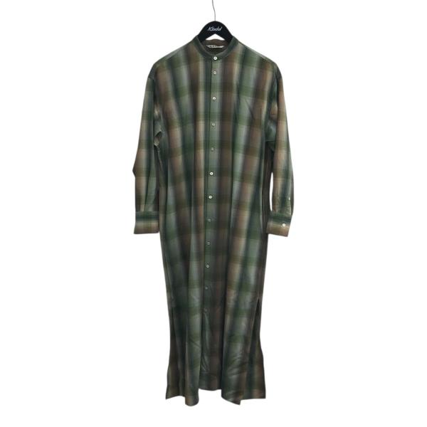 オーラリー AURALEE 「SUPER LIGHT WOOL CHECK MAXI ONE-PIE...