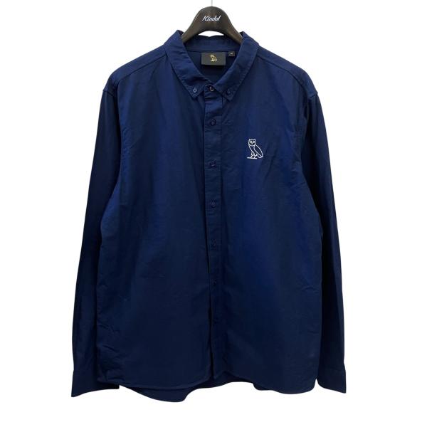 オクトーバーズベリーオウン OCTOBERS VERY OWN レギュラーカラーシャツ ネイビー サ...