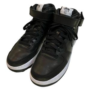 ステューシー×ナイキ stussy×NIKE 「AIR FORCE 1 07 MID SP」 ミッドカットスニーカー DJ7840 001 ブラック