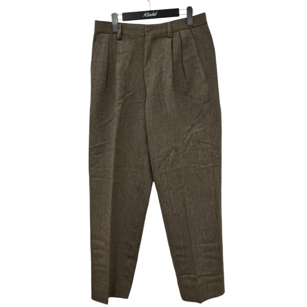 イッセイミヤケ ISSEY MIYAKE MEN 80s 「筆タグ」 スラックス ブラウン サイズ：...