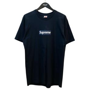 シュプリーム×ニューヨーク ヤンキース Supreme×NEW YORK YANKEES ボックスロゴTシャツ ネイビー サイズ：M