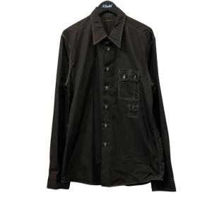 LOUIS VUITTON ポケットシャツ ブラウン サイズ：41/16 (渋谷店)