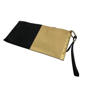 バレンシアガ BALENCIAGA クラッチバッグ ブラック×ベージュ サイズ：-