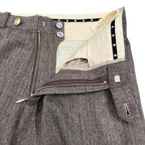 エムエーエスユー MASU タックパンツ ブラ...の詳細画像3