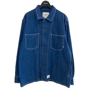 WTAPS MINE LS SHIRT デニムシャツ インディゴ サイズ：2 (心斎橋アメリカ村店) 220624