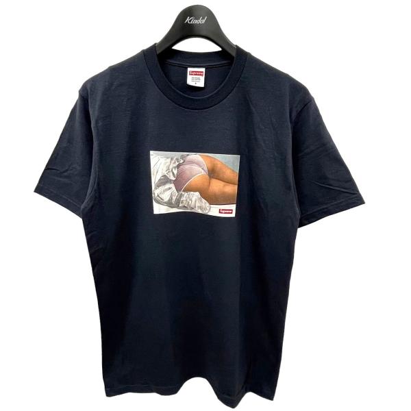 【値下げ】SUPREME 22AW Maude Tee フォトプリントTシャツ ネイビー サイズ：S...
