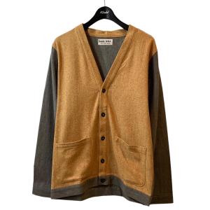 フランクリーダー FRANK LEDER VINTAGE FABRIC EDITION CARDIGAN カーディガン 0217041 イエロー×グレ｜kindal