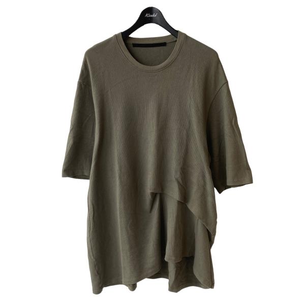 ユリウス JULIUS Shirring T-shirt 半袖カットソー 637CUM22 オリーブ...