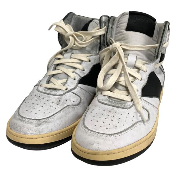 【値下げ】RHUDE Rhecess Hi　rhu07fom22025 ホワイト サイズ：8 (心斎...