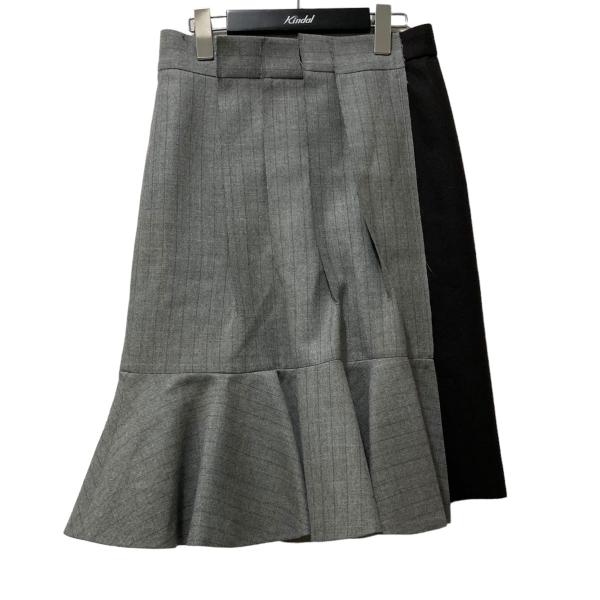 サカイ sacai Wool Melton Stripe Skirt ウールメルトンスカート 23-...