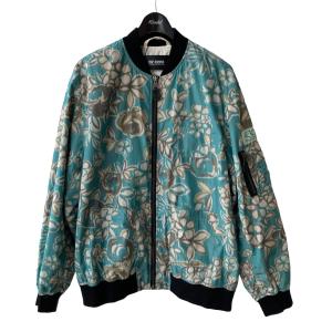 ラフシモンズ RAF SIMONS 22SS School uniform bomber 花柄 ボンバージャケット 221-624 ブルー サイズ：S｜kindal