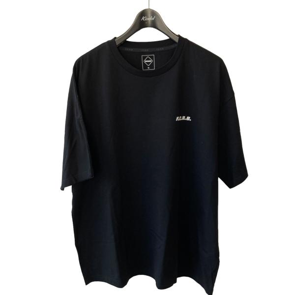 エフシーアールビー F．C．R．B． BIG LOGO WIDE TEE ブラック サイズ：XL