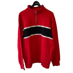 シュプリーム Supreme 17SS logo half zip ハーフジップスウェット レッド サイズ：XL｜kindal