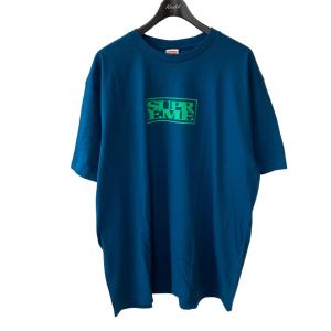 【値下げ】Supreme 24AW Connect Tee Tシャツ インディゴ サイズ：L (EC)