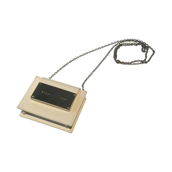 【値下げ】martin kim ACCORDION MINI BAG ミニショルダーバッグ ホワイト...