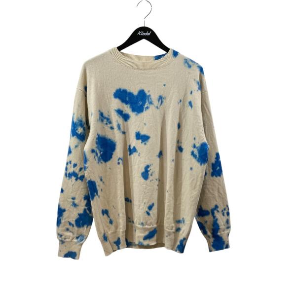 yonetomi TIE DYE CASHMERE KNIT P O カシミヤニット 95-224-...