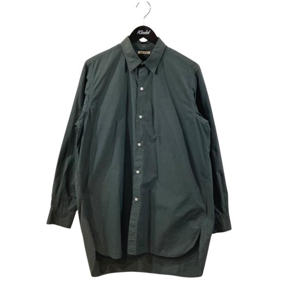 【値下げ】HEUGN 長袖シャツ james shirt 042 グリーン サイズ：2 (南船場店)