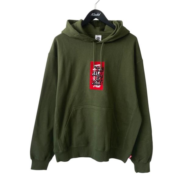 【値下げ】THE BLACK EYE PATCH HWC HOODIE パーカー オリーブ サイズ：...