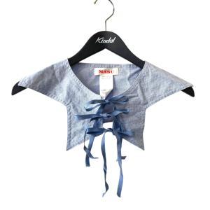 エムエーエスユー MASU つけ襟 MSSS-OJ0122 ブルー サイズ：フリーサイズ