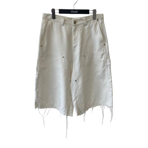 【値下げ】WALES BONNER kingston shorts ハーフパンツ アイボリー サイズ...