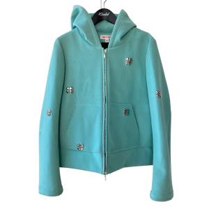 エムエーエスユー MASU FLOCKY DOLL ZIP-UP HOODIE ジップアップパーカー MASS-CS0524 ミント サイズ：46
