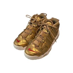 ナイキ×シュプリーム NIKE×Supreme Air More Uptempo Metallic Gold スニーカー 902290-700 ゴール
