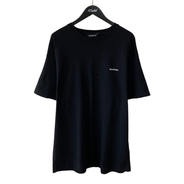 バレンシアガ BALENCIAGA Tシャツ 613968 TYK28 ブラック サイズ：XL