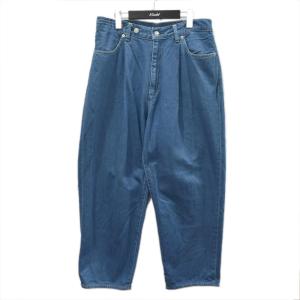 【値下げ】J．S．Homestead タックワイドデニムパンツ CONVERT WAIST TUCK DENIM インディゴ サイズ：M (四ツ橋北堀｜kindal