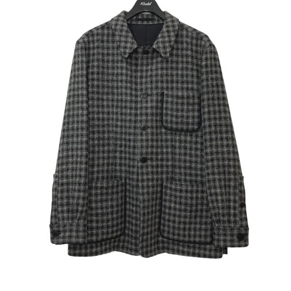 【値下げ】Qretailor Harris Tweed jacket ジャケット グレー サイズ：3...