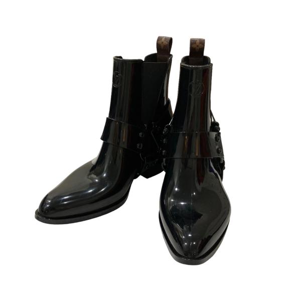 ルイヴィトン LOUIS VUITTON RHAPSODY ANKLE BOOT リングブーツ ブラ...