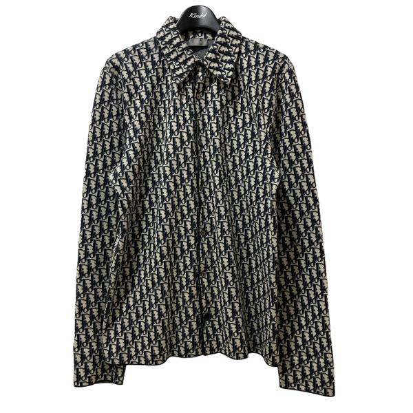 ディオール Dior Oblique Overshirt オーバーニットシャツ 023M550AT0...
