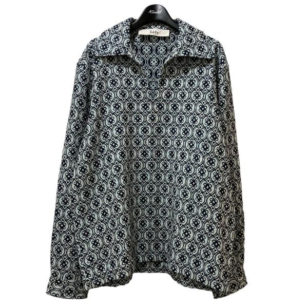 セファ Sefr LUIS SWEATER   MARRAKESH BLUE スキッパー ニット シ...