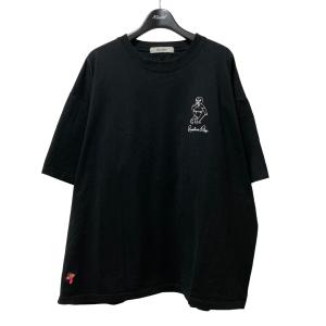 ラッセルノ RUSSELUNO CREW NECK TEE (Stuck man) クルーネックTシャツ RSP-2210607 ブラック サイズ：7