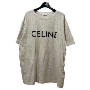 セリーヌ CELINE ルーズ ロゴTシャツ 2X681657Y グレー サイズ：M｜kindal