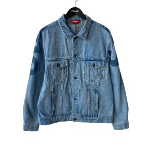 シュプリーム Supreme Supreme Inset Logo Denim Trucker Jacket デニムジャケット インディゴ サイズ：L
