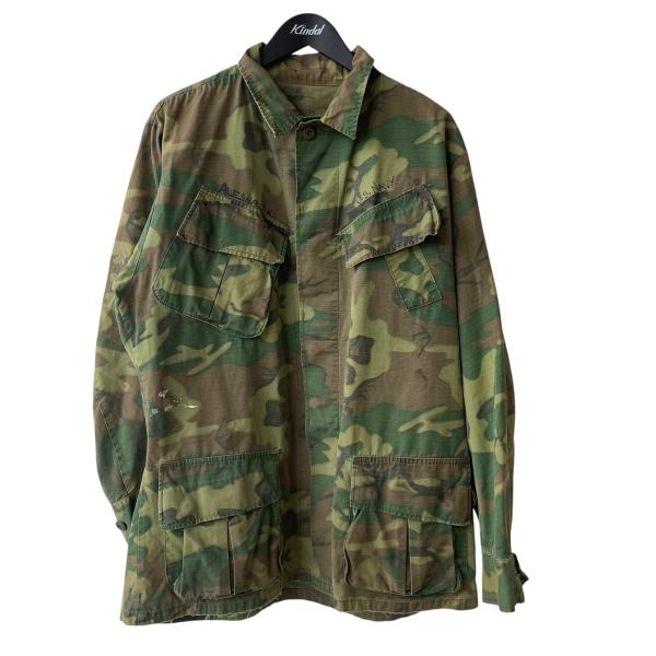 ユーエスネイビー U’S NAVY 60s ベトナム戦 4th ERDL グリーンリーフ カモ ジャ...