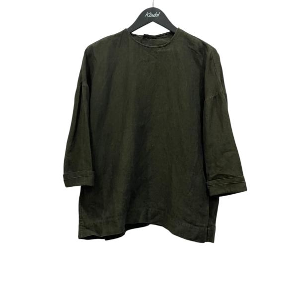 【値下げ】toogood THE PERFUMER TOP 7分袖シャツ カーキ サイズ：0 (EC...